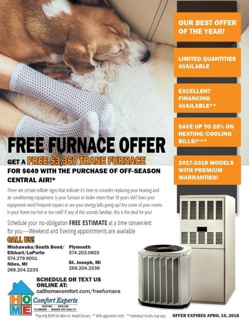 Free Furnace Offer Ad